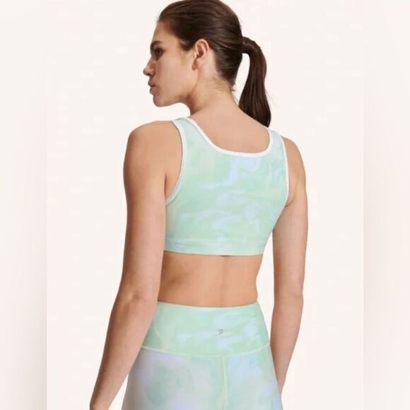 Peloton Cadent Racerback Sports Bra Activewear Gym Running pistachio Green Sz L - Picture 3 of 7